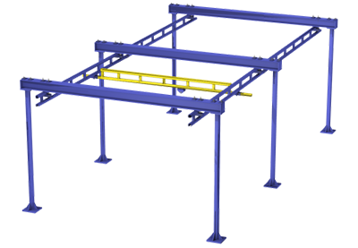 Gorbel Free Standing Bridge Crane